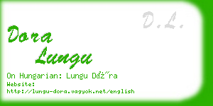 dora lungu business card